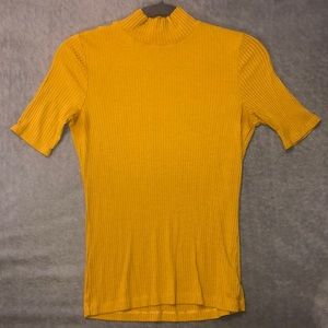 Turtleneck Short Sleeve Sweater